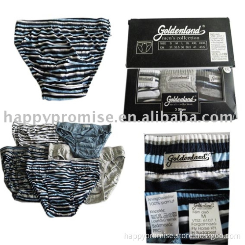 Men's 3pcs briefs set stocks
